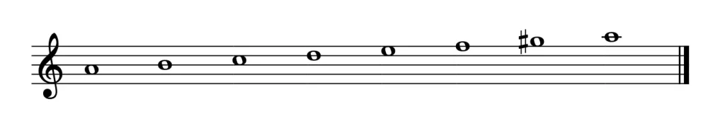 MT05-大調與小調 minor harmonic